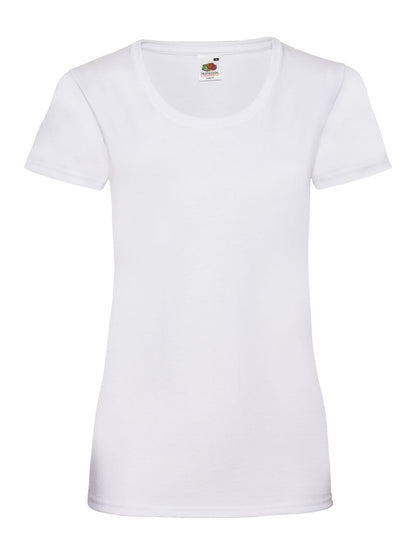Ladies Valueweight T Fruit of the Loom White