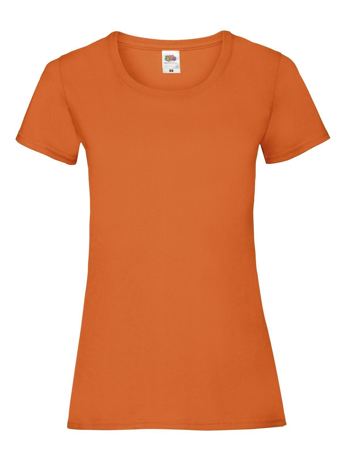 Ladies Valueweight T Fruit of the Loom Orange