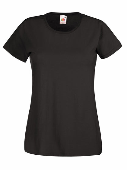 Ladies Valueweight T Fruit of the Loom Charcoal