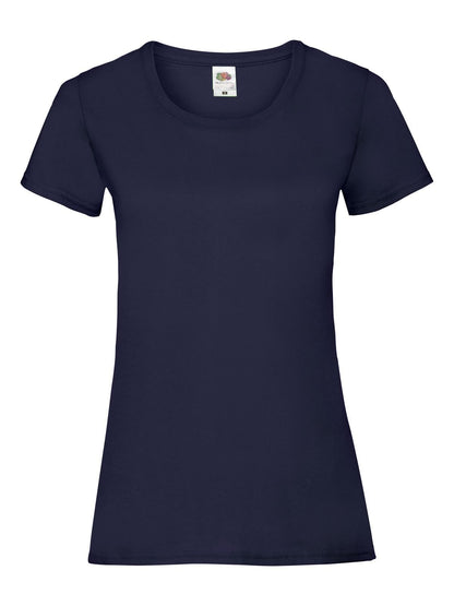 Ladies Valueweight T Fruit of the Loom Deep Navy