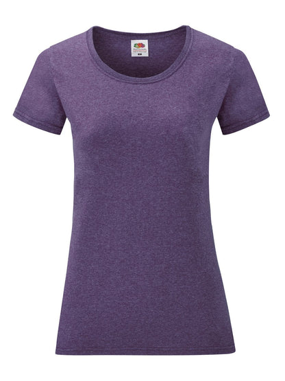 Ladies Valueweight T Fruit of the Loom Heather Purple