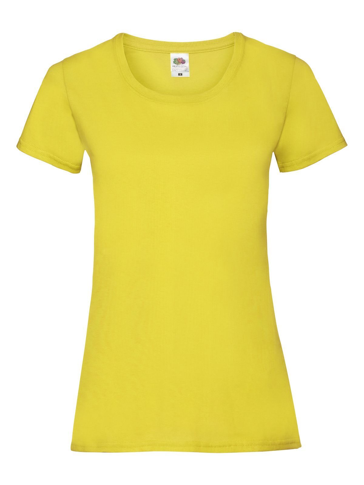 Ladies Valueweight T Fruit of the Loom Yellow