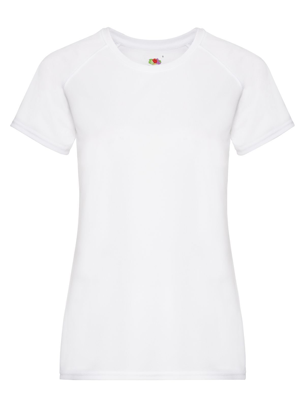 Ladies Performance T Fruit of the Loom White