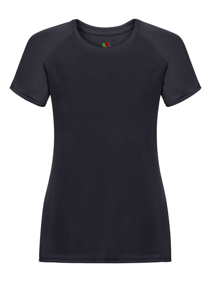 Ladies Performance T Fruit of the Loom Deep Navy