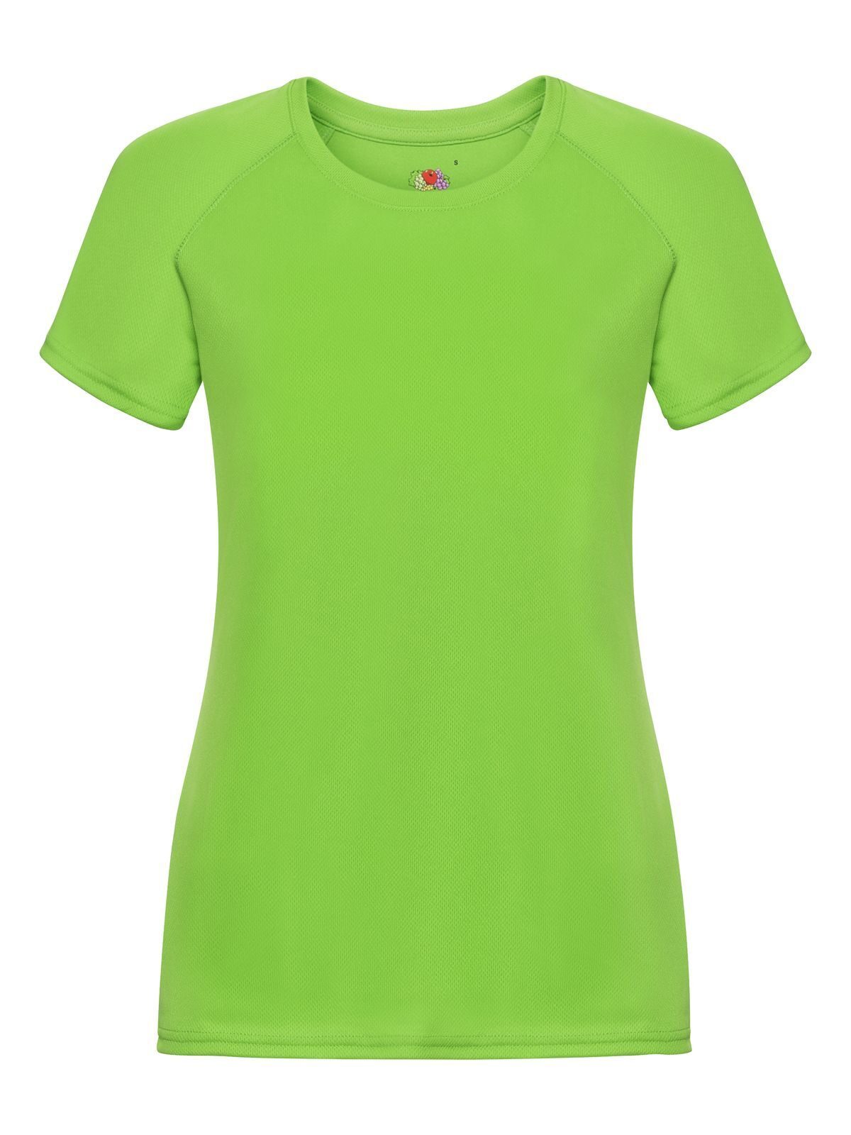 Ladies Performance T Fruit of the Loom Lime