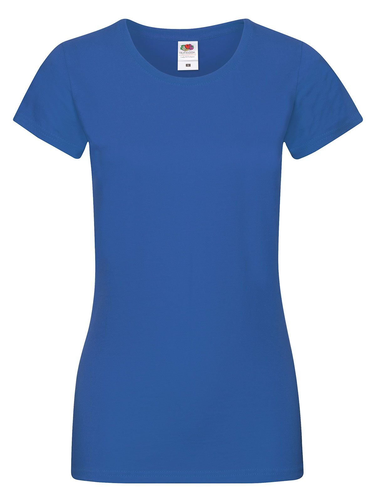 Ladies Sofspun T Fruit of the Loom Royal Blue