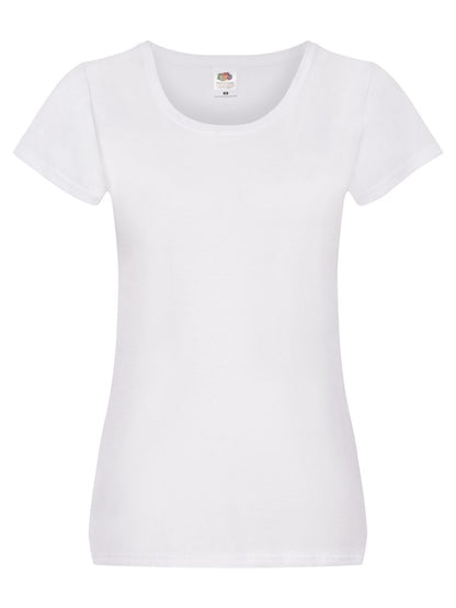 Ladies Original T Fruit of the Loom White
