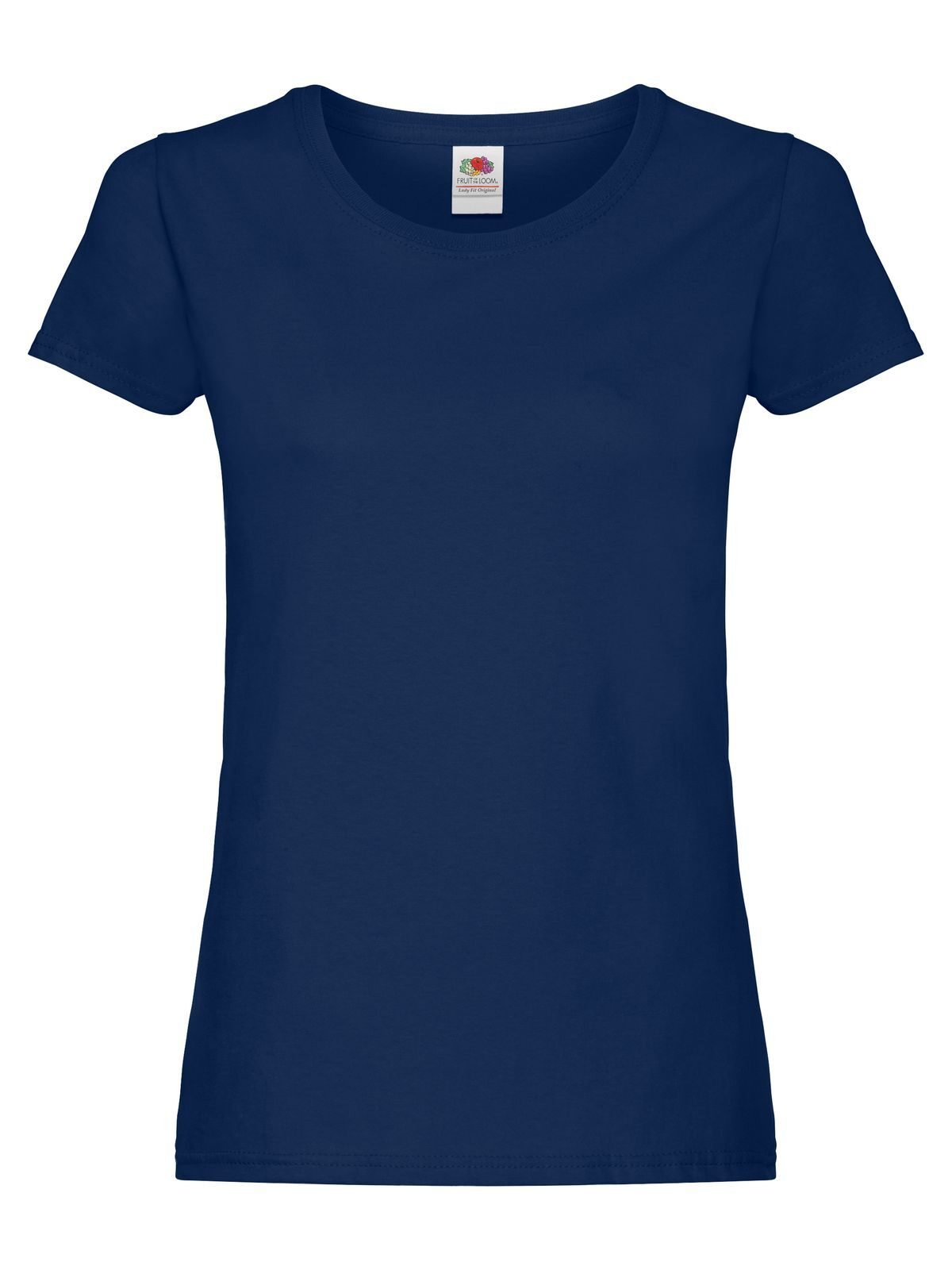 Ladies Original T Fruit of the Loom Navy