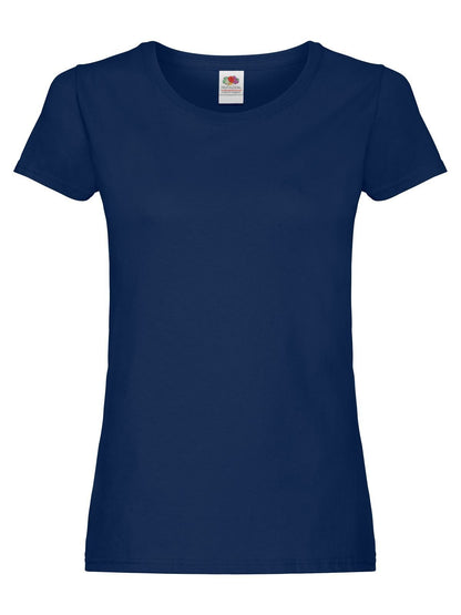 Ladies Original T Fruit of the Loom Navy