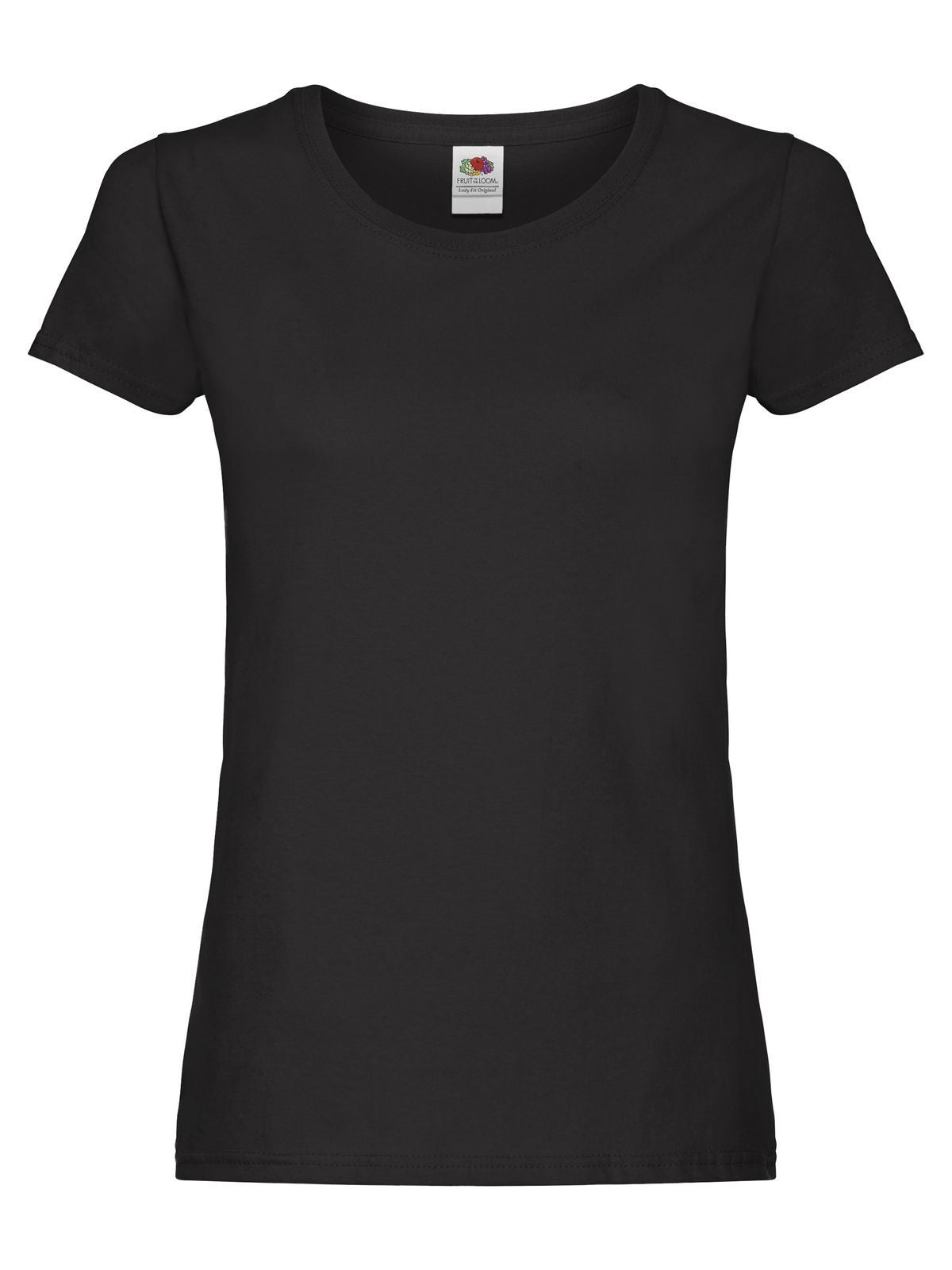 Ladies Original T Fruit of the Loom Black