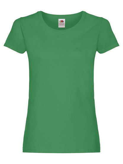 Ladies Original T Fruit of the Loom Kelly Green