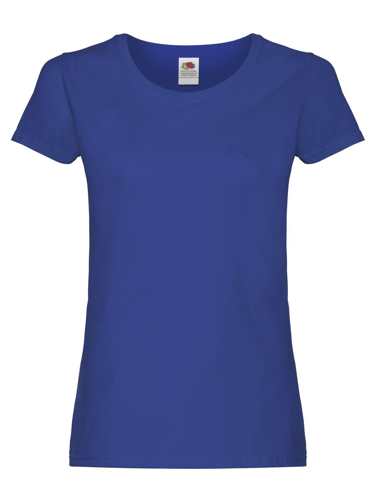Ladies Original T Fruit of the Loom Royal Blue