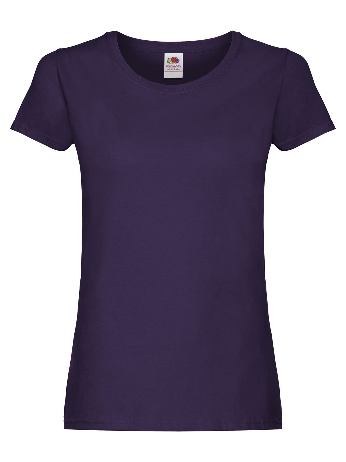 Ladies Original T Fruit of the Loom Purple