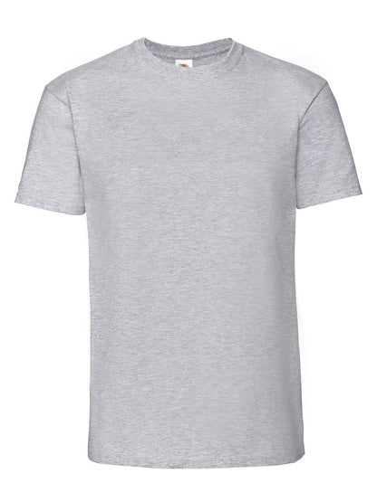 Iconic 195 T Fruit of the Loom Heather Grey