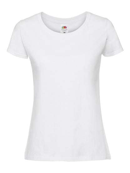 Ladies Iconic 195 T Fruit of the Loom White