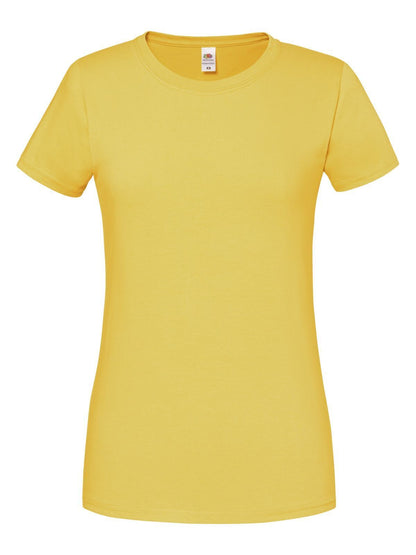 Ladies Iconic 195 T Fruit of the Loom Sunflower