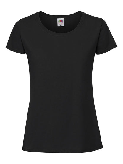 Ladies Iconic 195 T Fruit of the Loom Black