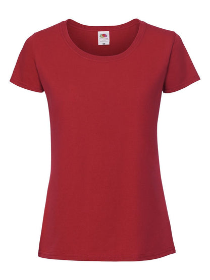Ladies Iconic 195 T Fruit of the Loom Red