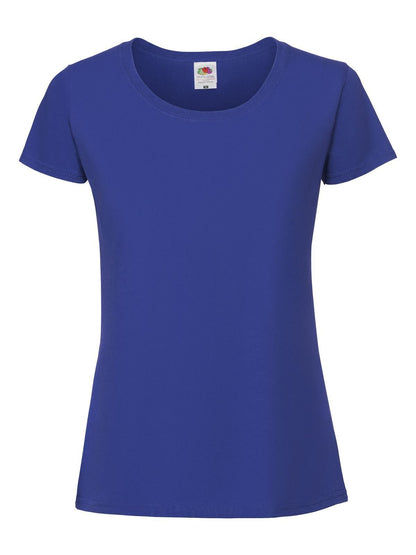 Ladies Iconic 195 T Fruit of the Loom Royal Blue
