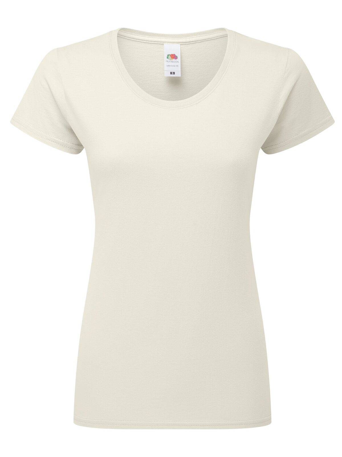 Ladies Iconic 195 T Fruit of the Loom Natural