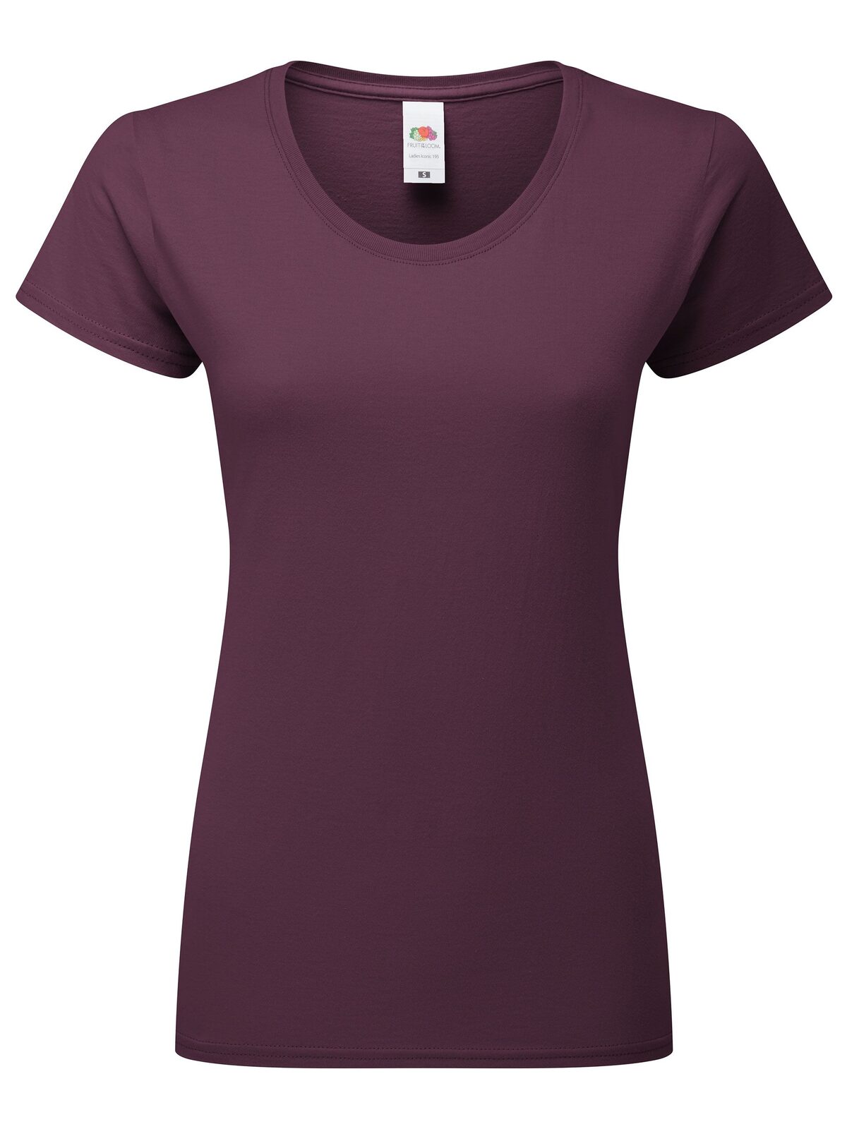 Ladies Iconic 195 T Fruit of the Loom Dark Plum