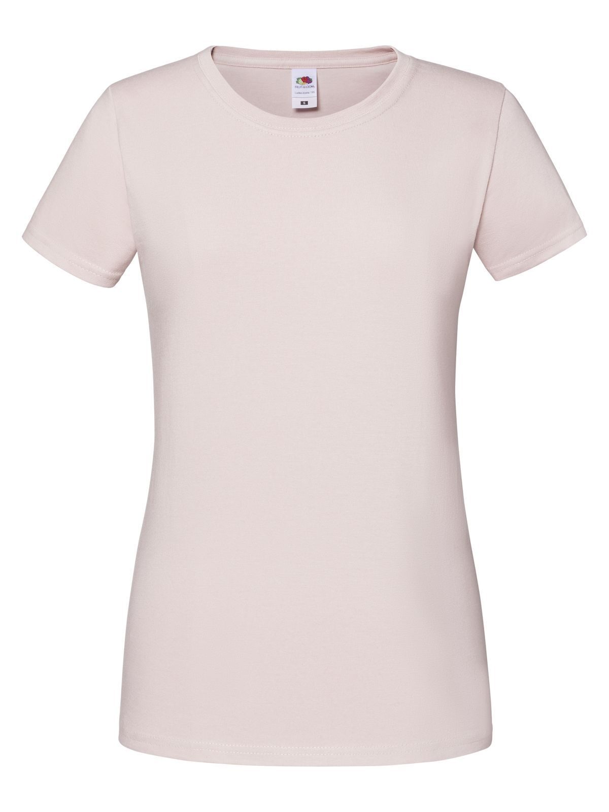 Ladies Iconic 195 T Fruit of the Loom Powder Rose