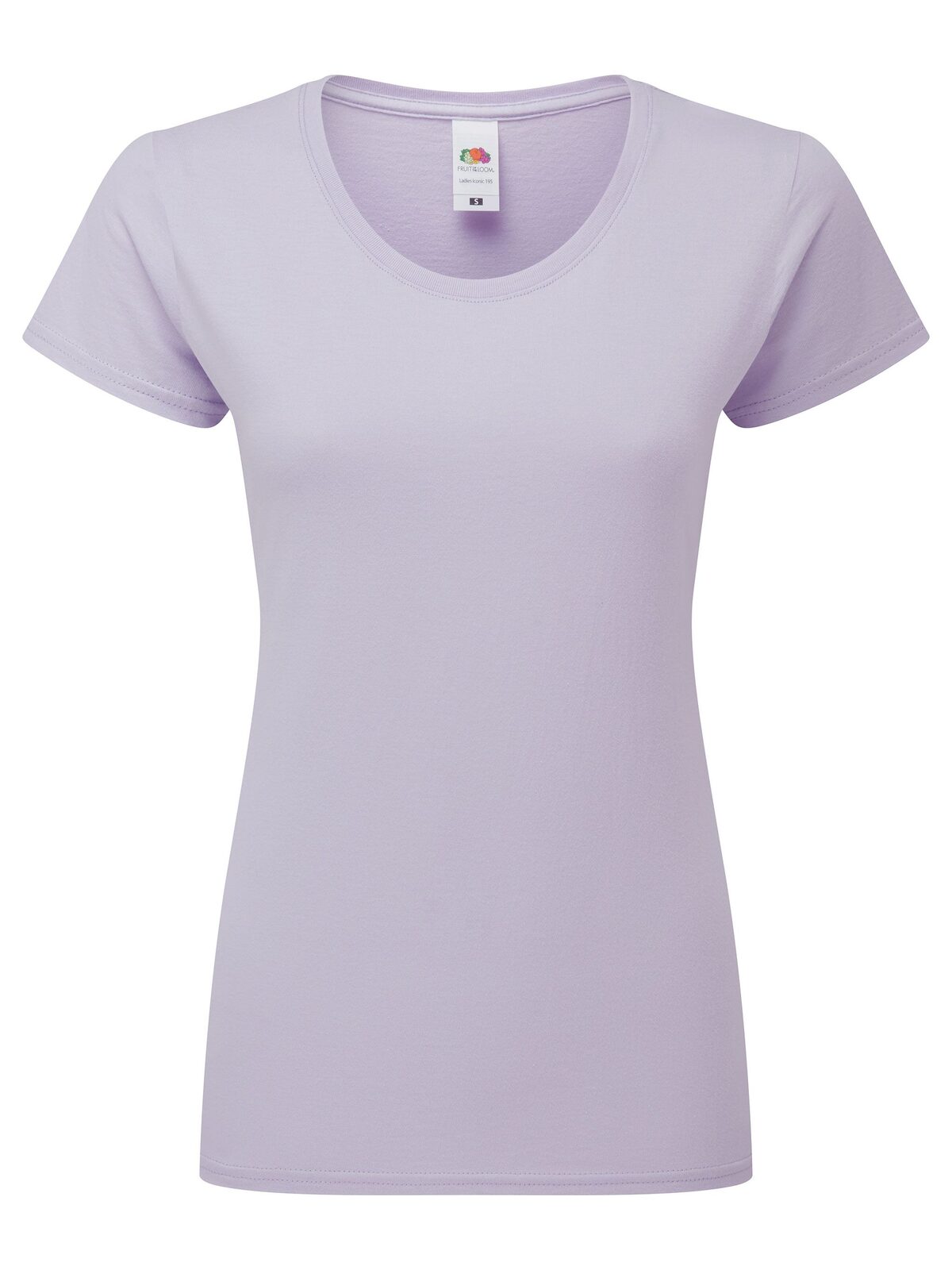 Ladies Iconic 195 T Fruit of the Loom Soft Lavender