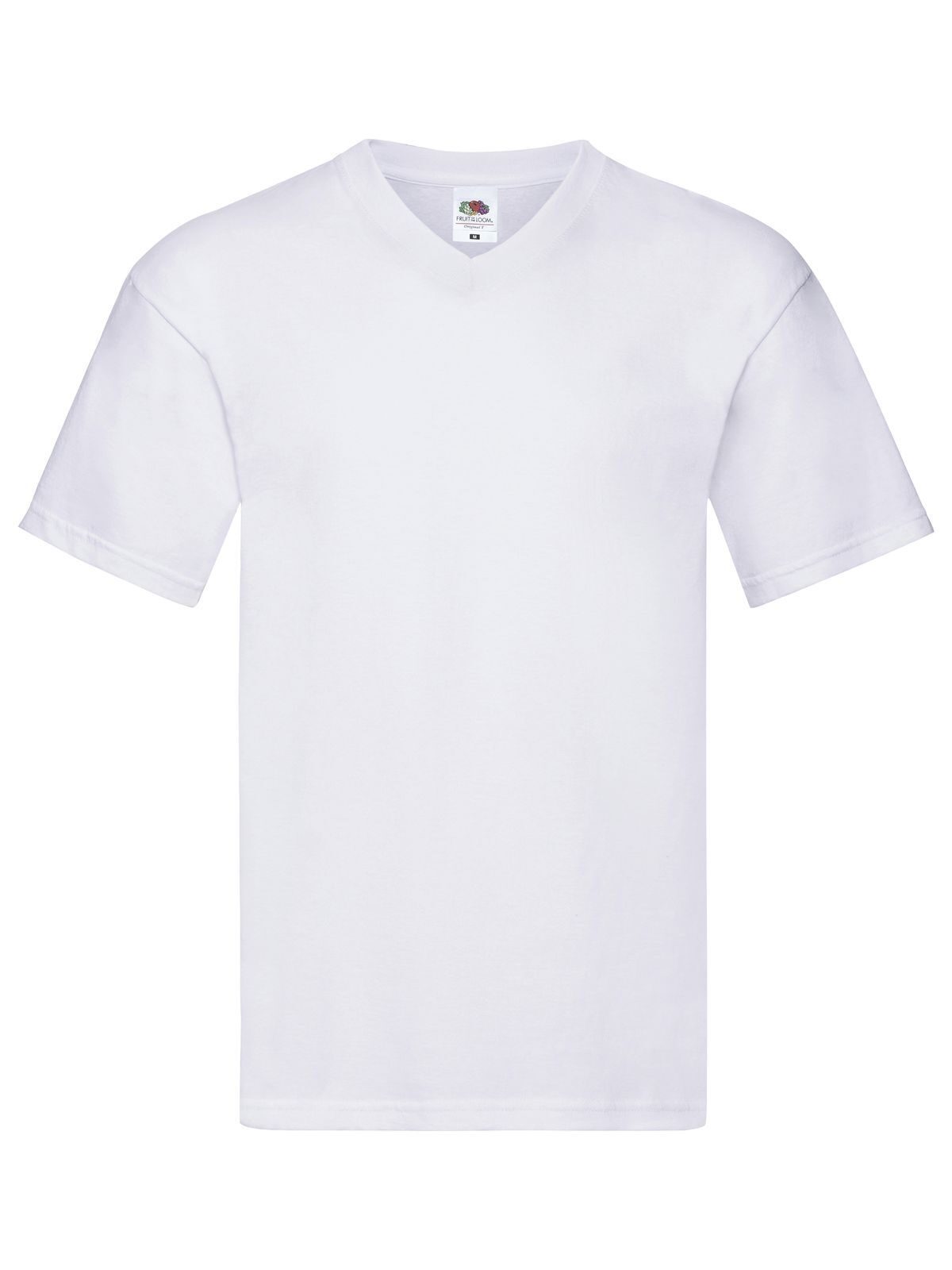 Original V-Neck T Fruit of the Loom White
