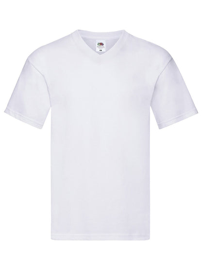 Original V-Neck T Fruit of the Loom White