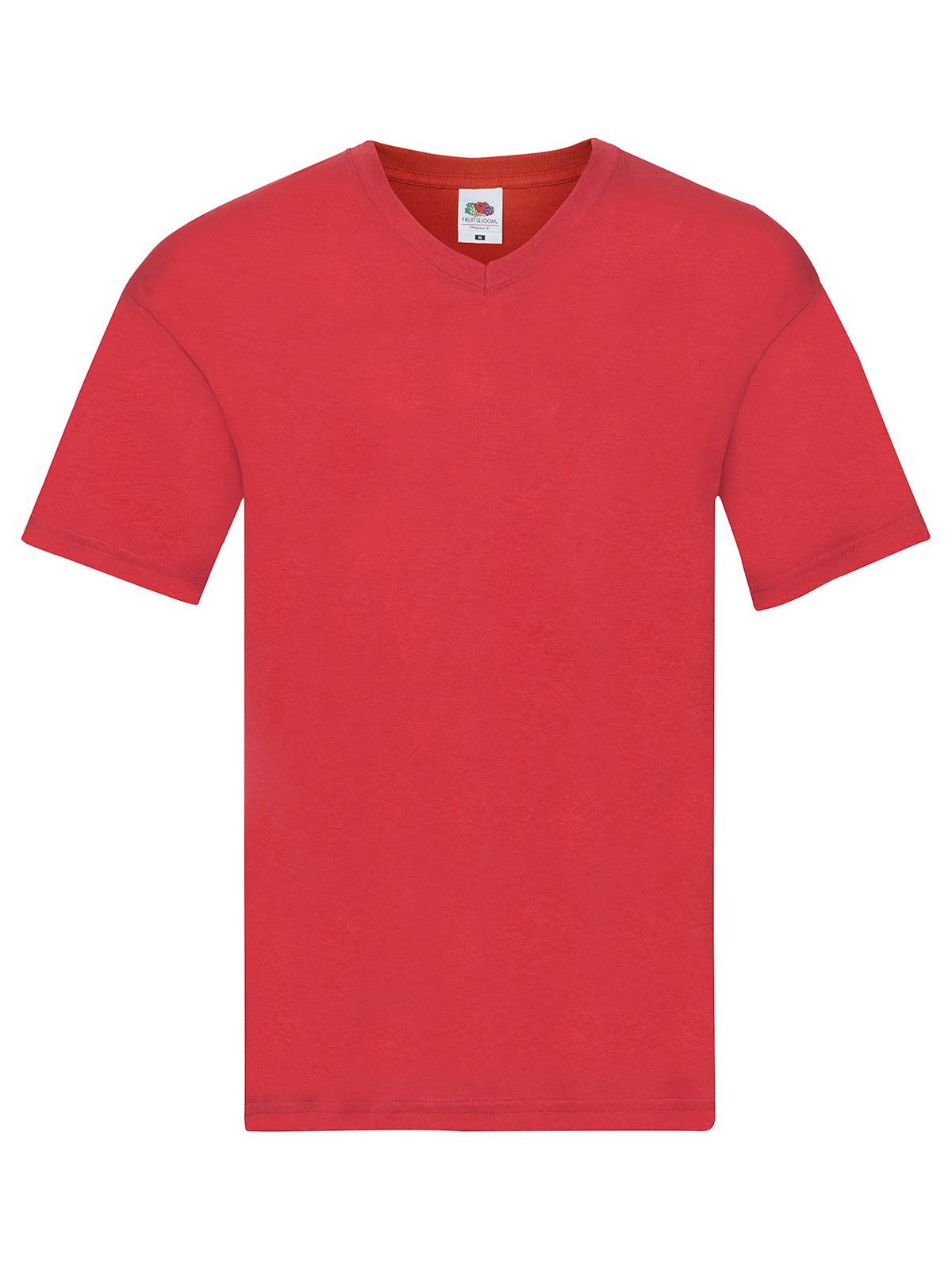 Original V-Neck T Fruit of the Loom Red