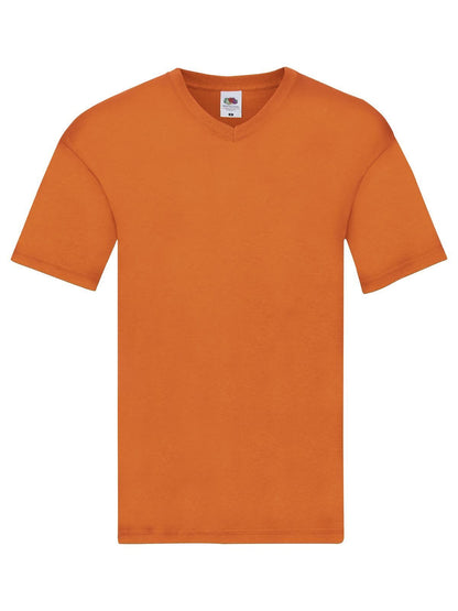 Original V-Neck T Fruit of the Loom Orange