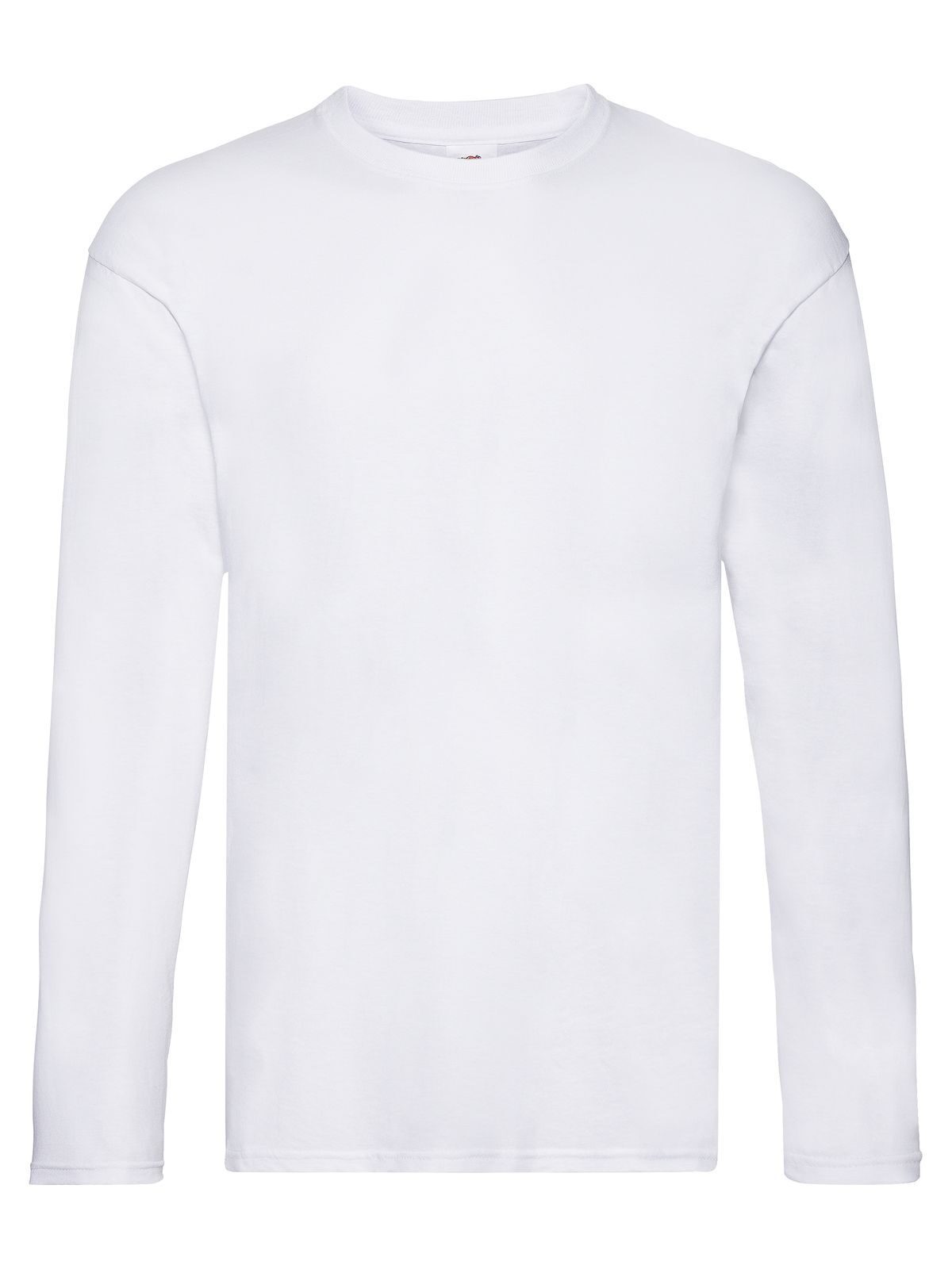 Original Long Sleeve T Fruit of the Loom White