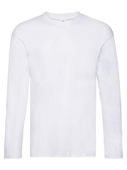 Original Long Sleeve T Fruit of the Loom White