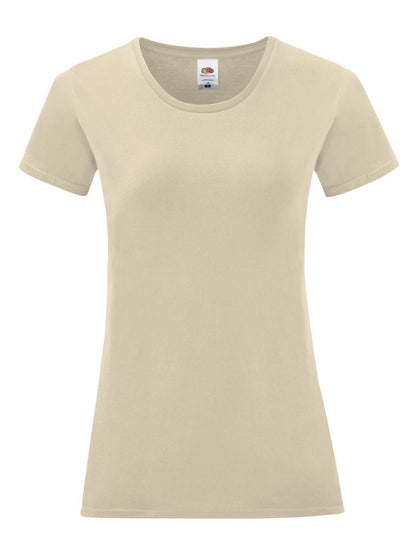 Ladies Iconic 150 T Fruit of the Loom Natural