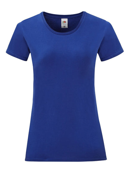 Ladies Iconic 150 T Fruit of the Loom Cobalt Blue