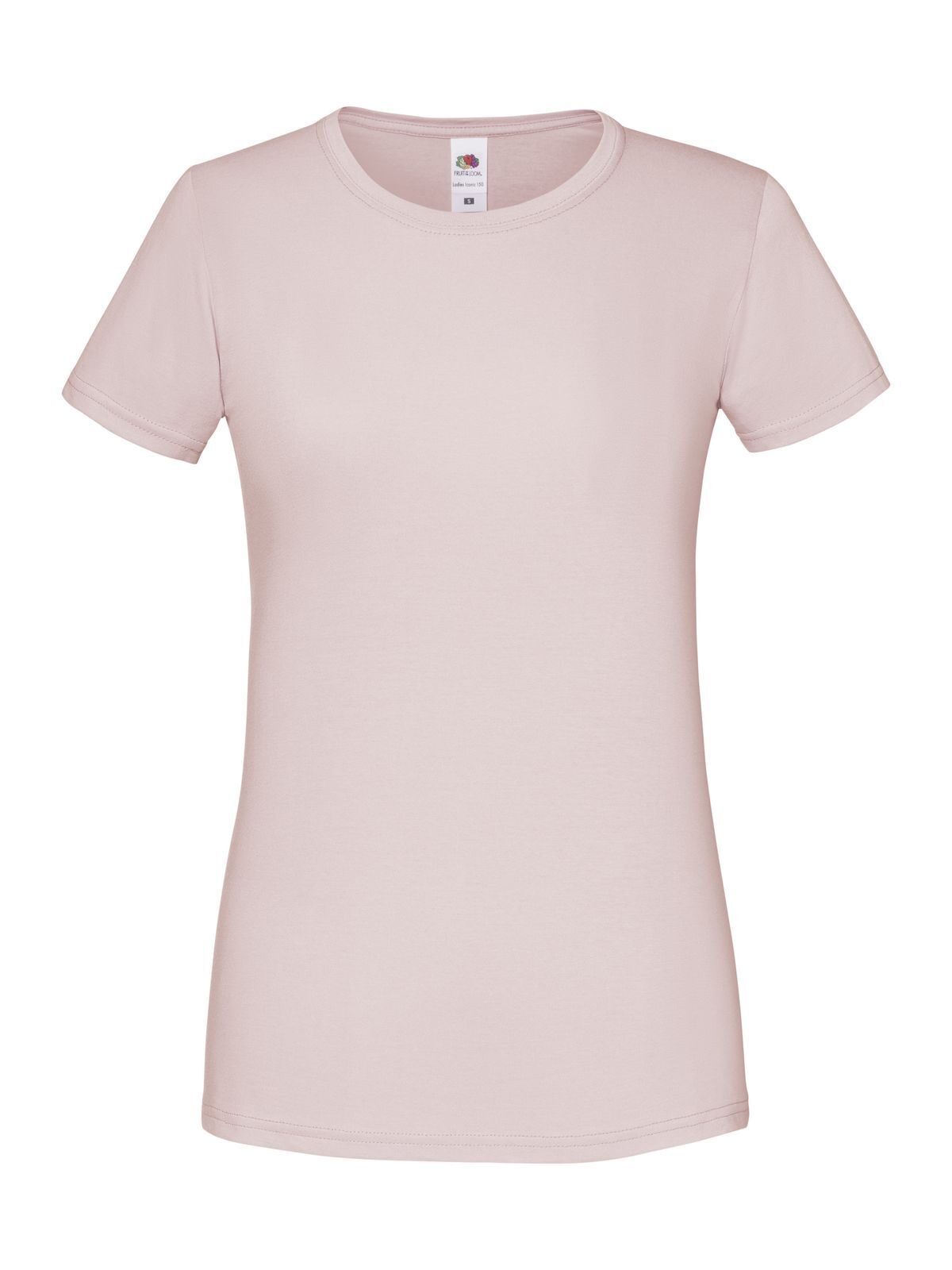 Ladies Iconic 150 T Fruit of the Loom Powder Rose