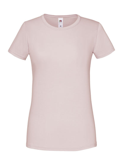 Ladies Iconic 150 T Fruit of the Loom Powder Rose