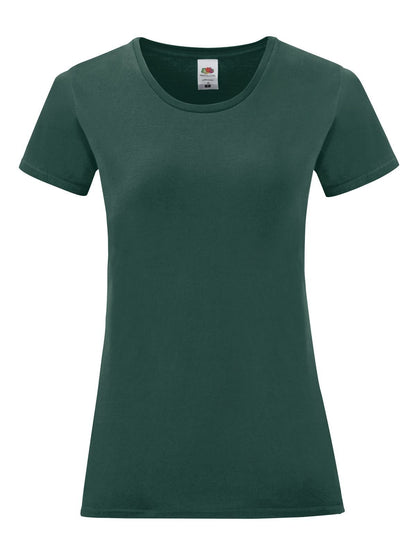 Ladies Iconic 150 T Fruit of the Loom Forest Green