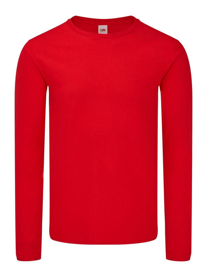Iconic 150 LS T Fruit of the Loom Red