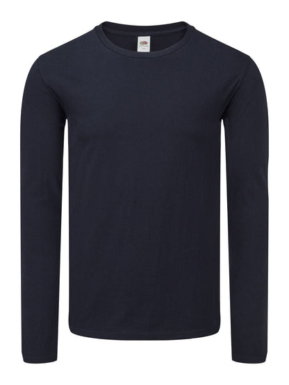 Iconic 150 LS T Fruit of the Loom Deep Navy