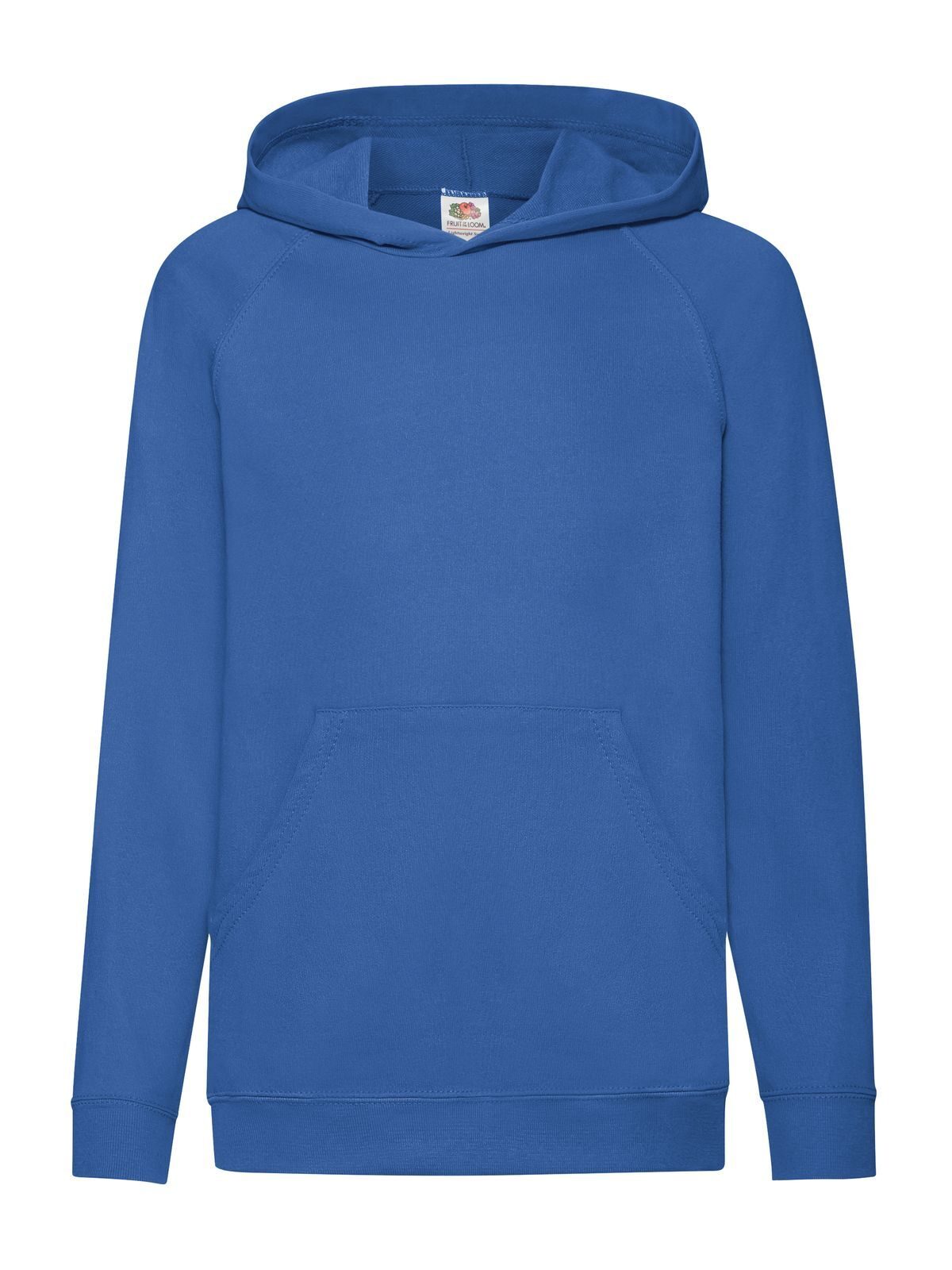 Kids Lightweight Hooded Sweat Fruit of the Loom Royal Blue