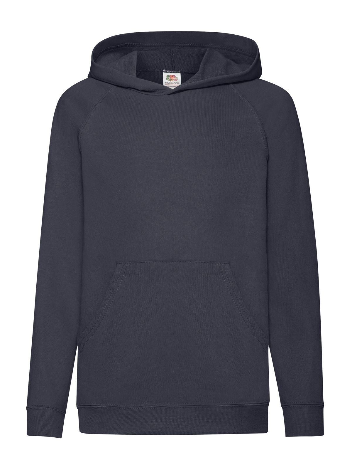 Kids Lightweight Hooded Sweat Fruit of the Loom Deep Navy