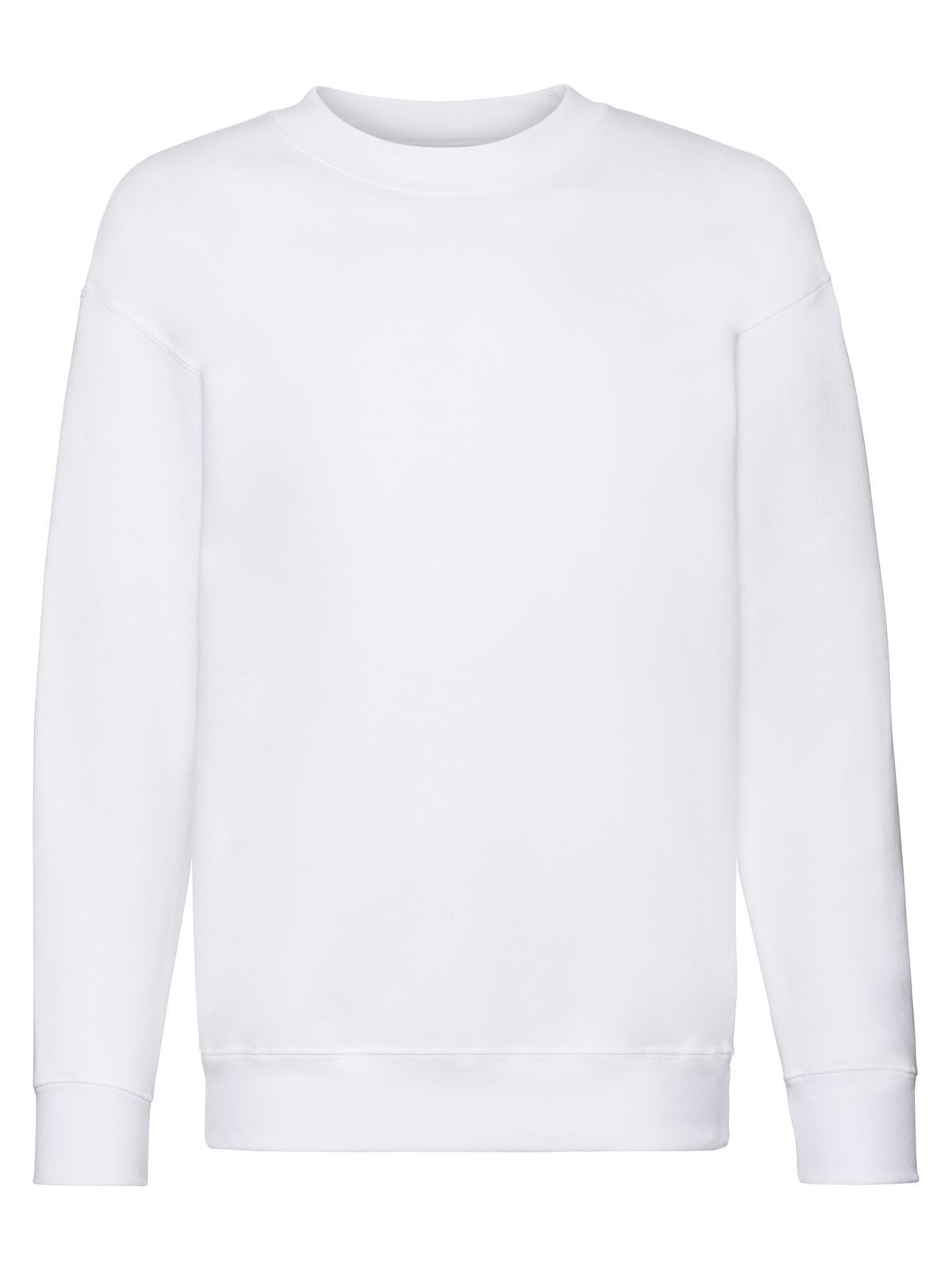 Kids Premium Set-In Sweat Fruit of the Loom White