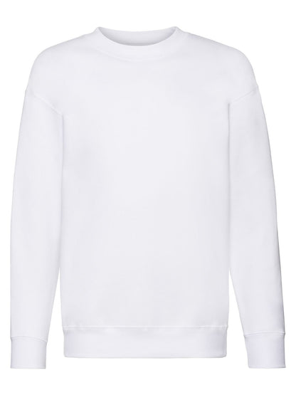 Kids Premium Set-In Sweat Fruit of the Loom White