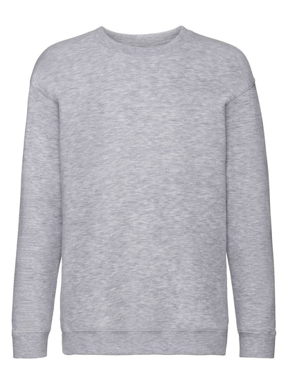 Kids Premium Set-In Sweat Fruit of the Loom Heather Grey