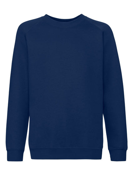 Kids Premium Raglan Sweat Fruit of the Loom Navy