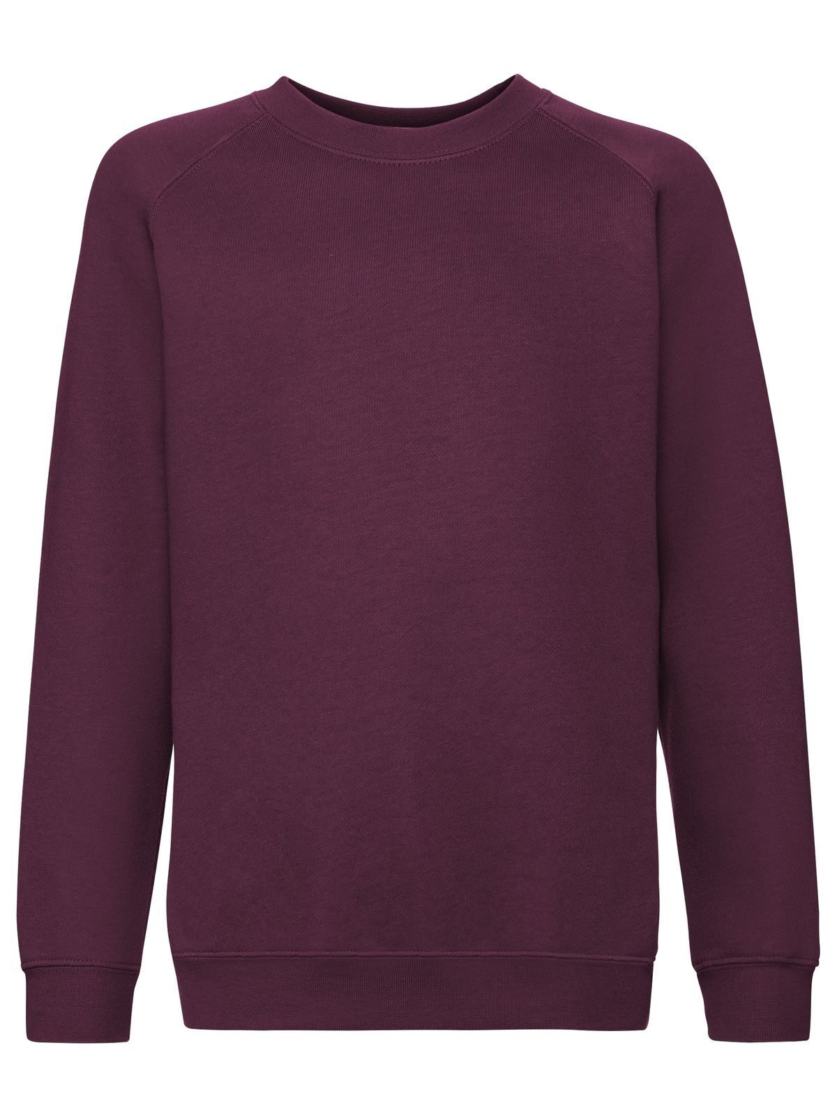 Kids Premium Raglan Sweat Fruit of the Loom Burgundy