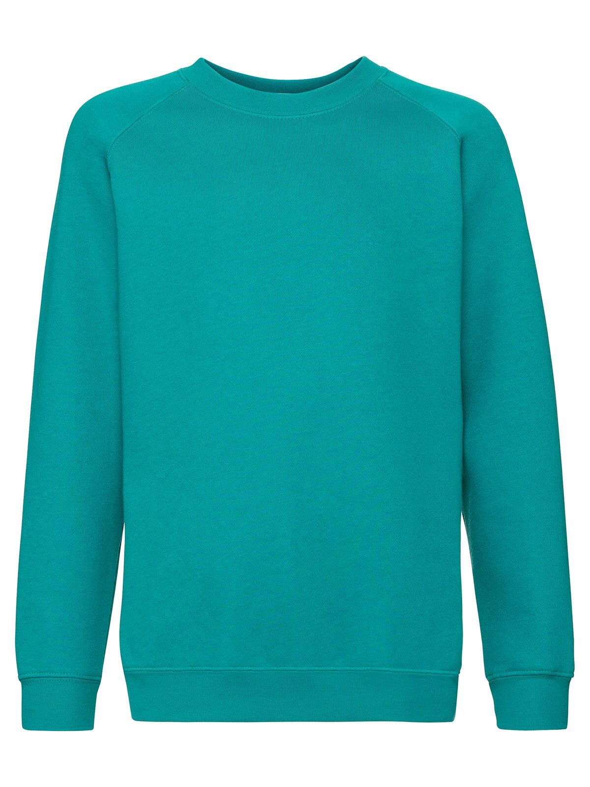 Kids Premium Raglan Sweat Fruit of the Loom Emerald