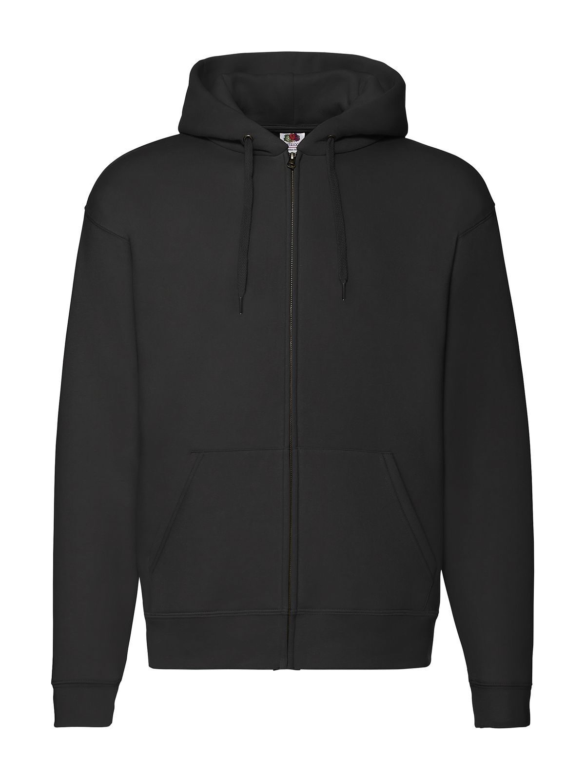 Premium Hooded Sweat Jacket Fruit of the Loom Black