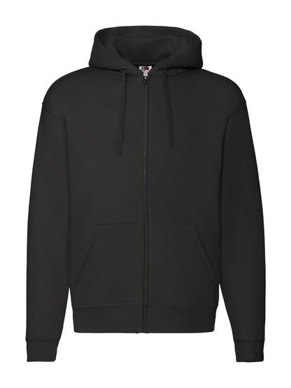 Premium Hooded Sweat Jacket Fruit of the Loom Black